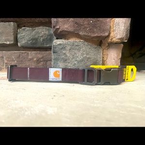 Carhartt Dog Collar. Deep Wine. Size Large (18”-26”)